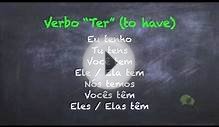 European Portuguese Lessons - Verbo ter (to have)